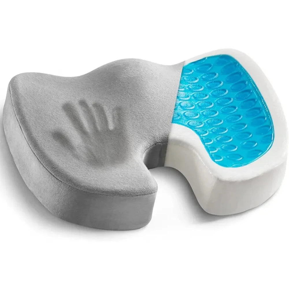 OrthoGel Seat Cojin para Alivio de Dolor en Coxis y Espalda